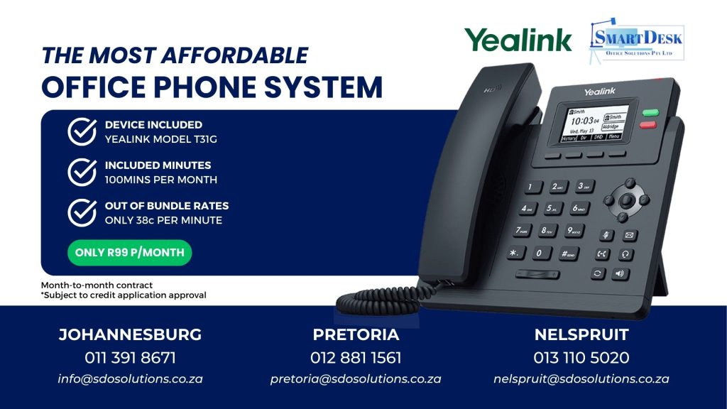 Office Phone System Only R99 Per Month