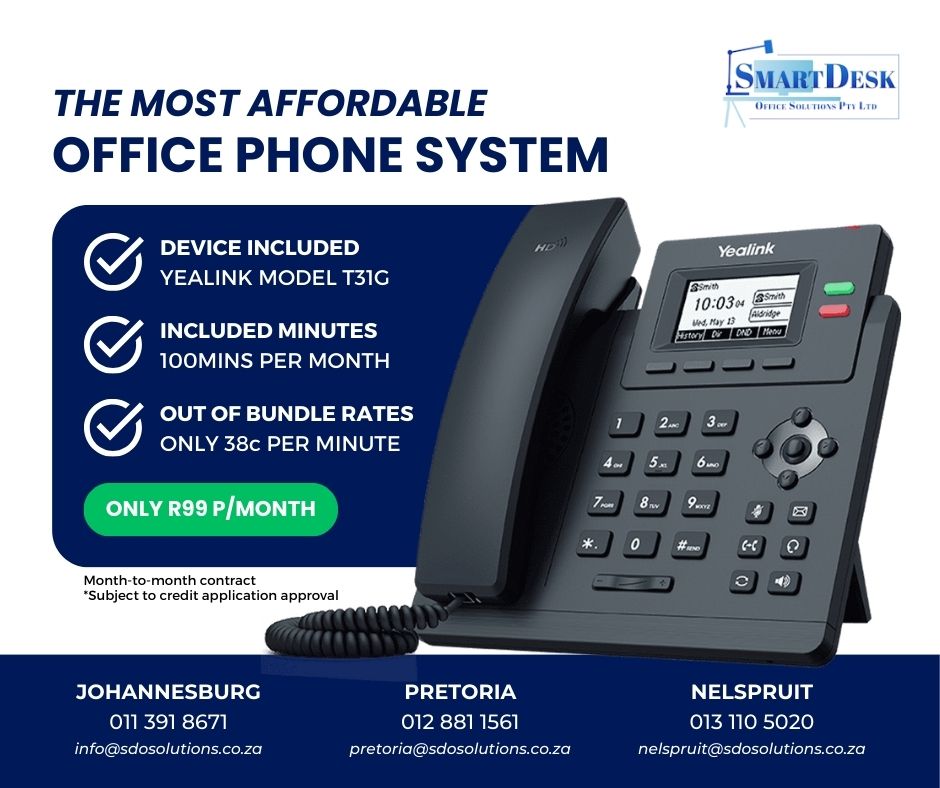 Office Phone System Only R99 Per Month