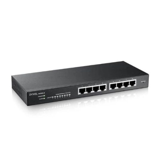 Zyxel Networks GS1915-8, 8-port GbE Smart Switch, hybird mode, standa